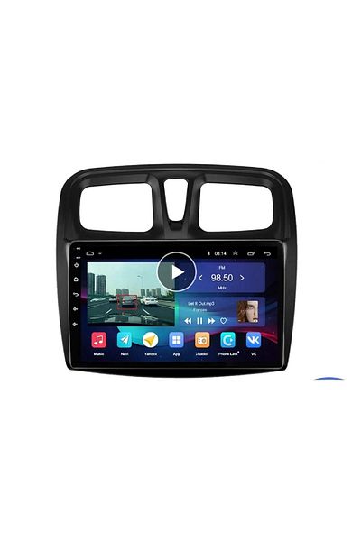 Azertaş oto aksesuar Renault Symbol 2012-2019 Compatible Android Multimedia Tape Recorder |   2 32 Gb |   Ips Touch Screen |   Oem Vehicle