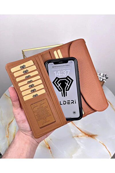 Fil Deri Шкіряний жіночий гаманець з відділенням для телефону 2049