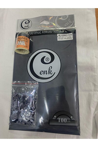 Cenk Düz Yazma Altınbaşak İp Pul Seti No:119 Açık Antrasit