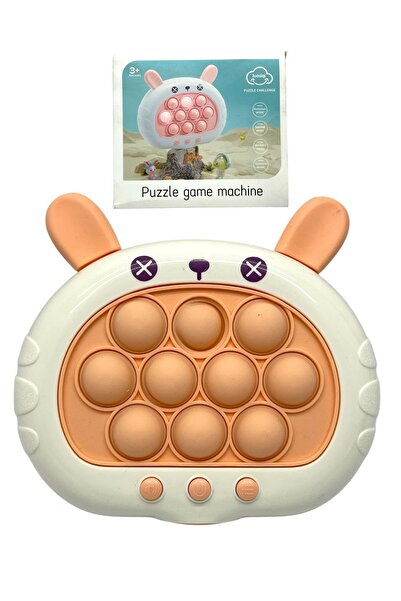 SCOWETTO Bebek Işıklı Ve Sesli Elektronik Popit Eğitici Oyuncak Quick Push Ko...