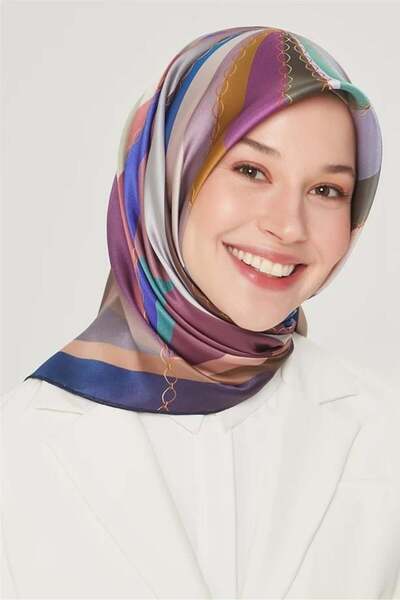Armine Nostalji Serisi Twill İpek Eşarp 8507D-36