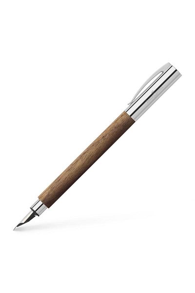 Faber Castell Fountain Pen Ambition Walnut Wood F Faber-Castell
