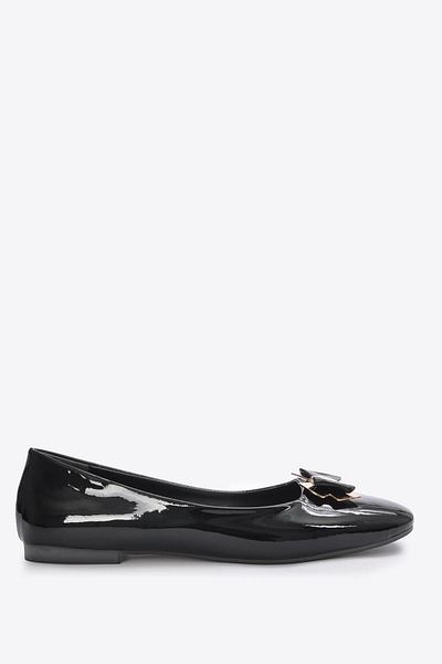 Vizon Ayakkabı Women's Black Ballerina Vzn25Y-007 Model Shoes