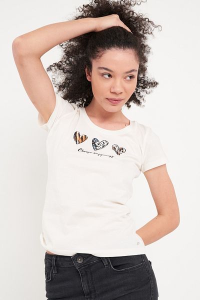 Timeout Women's T-shirt with heart print