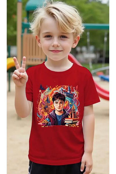SUNFREE Popular Trend Harry Potter Printed Boy's T-Shirt