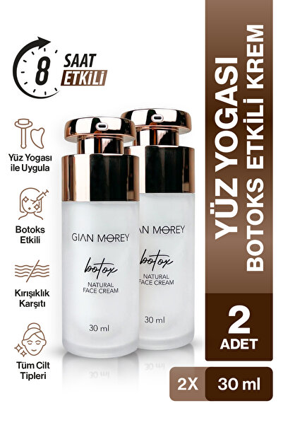 Gian Morey 2'li Botoks Etkili Kırışıklık Karşıtı Natural Face Cream 30 ml