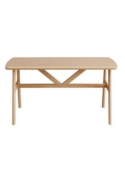 Taimi Solid Wood Dining Table Nordic Design Living Room Set Waterproof Without Chairs Size 120x80x75cm