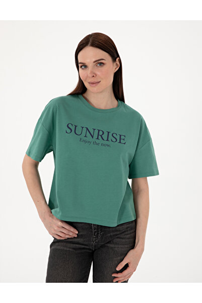 Pierre Cardin Green Regular Fit T-Shirt 50305748 -Vr054