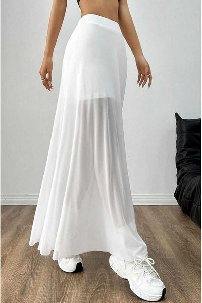 BENİMOLMALI Fusta din tul cu pantaloni scurți în interior Fusta rochie de seară Fusta de vis Fusta din tul cu pantaloni scurți
