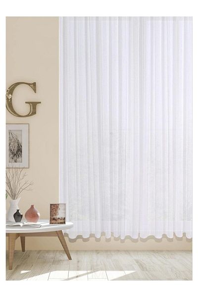 Demirhan Perde Linen Pleatless Tulle