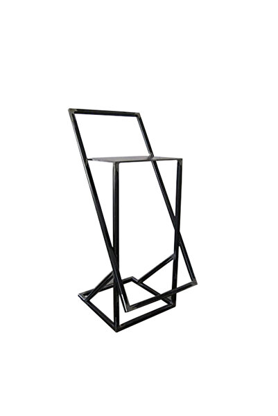 Abronya Metal Bar Taburesi Profil Yüksek Sandalye Mutfak Taburesi