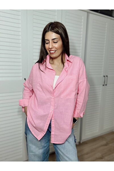 anka women Women's Owersize Linen Shirt