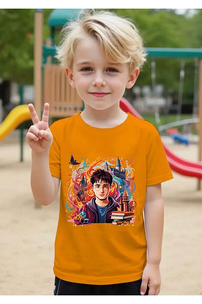 SUNFREE Popular Trend Harry Potter Printed Boy's T-Shirt