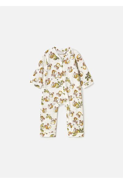 MAYORAL Baby Boy Romper Cream with 1710 Pajamas