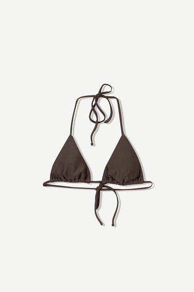 Bershka Triangle bikini top