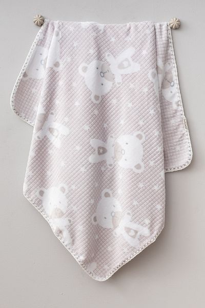 Bebitof Care Bears Patterned 90X105 cm Plush Baby Blanket