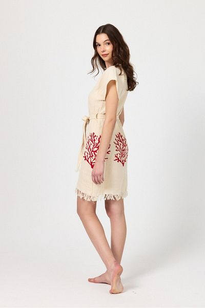 Mulberry Muslin Women's Beach Dress Sleeveless 100% Cotton