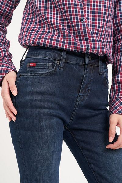 Lee Cooper Blugi dama bootcut cu aspect usor decolorat