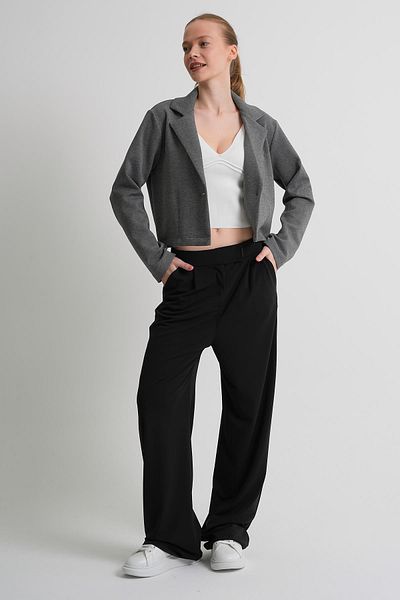 ALEXANDERGARDI Jachetă crop blazer fără căptușeală