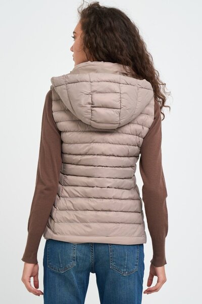 Kenvelo Women's vest with pockets and hood