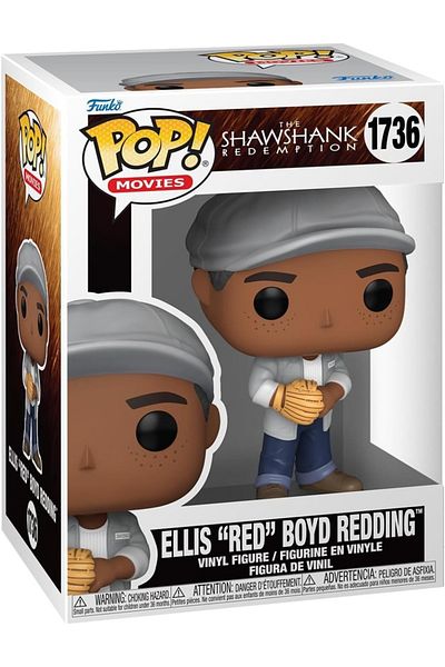 Funko أفلام بوب!: مجسمات فينيل لشخصية إليس "ريد" بويد ريدينغ من فيلم "شاوشانك ريدمبشن"