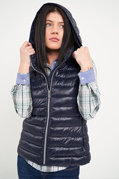 Lee Cooper Women's vest with hood and pockets