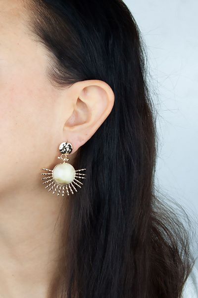 Liveyn Design Dangle Sun Earrings