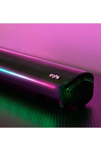 Energysistem Gaming Soundbar ESG 2 Sonar (20W Peak Power, Light, USB Type-C, Bluetooth 5.0, Audio-in, 2.0)