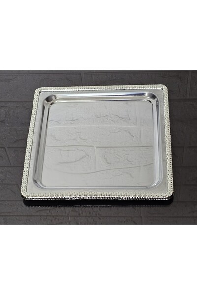 atabey home collection 2 Silver Trays – Coffee & Tea & Presentation Tray