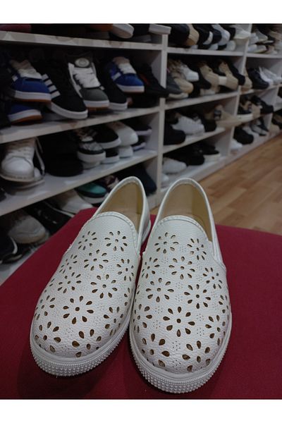 emin kundura European Leather Full Orthopedic Very Soft Women's Flat Shoes