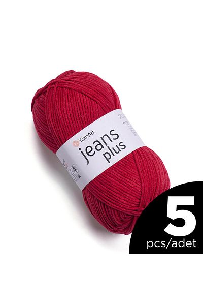 Yarnart ΣΚΕΛΟΣ ΠΛΕΚΤΟΣ JEANS PLUS - 90 - 5 ΤΕΜΑΧΙΑ