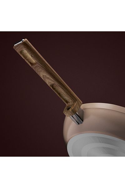 Hisar Cera-Ten Ceramic Pan 26 cm Wood