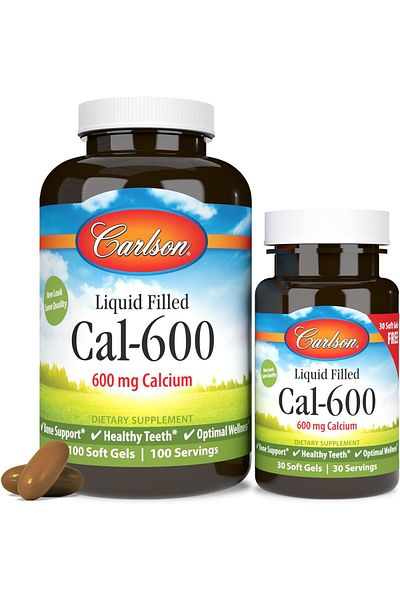 Carlson LIQUID CALCIUM 600 100+30 FREE SOFT GEL