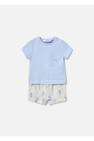 MAYORAL مجموعة شورت بيبي بوي |   أزرق |   1202