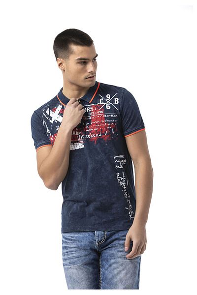 Cipo & Baxx CT795 The Elite Knit Collar Flex Ανδρικό T-Shirt