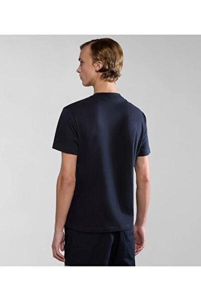 Napapijri Ανδρικό μαύρο t-shirt s-iaato Napapijri