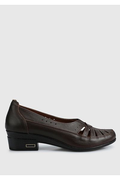 Eclipse Women's Brown Leather Shoes