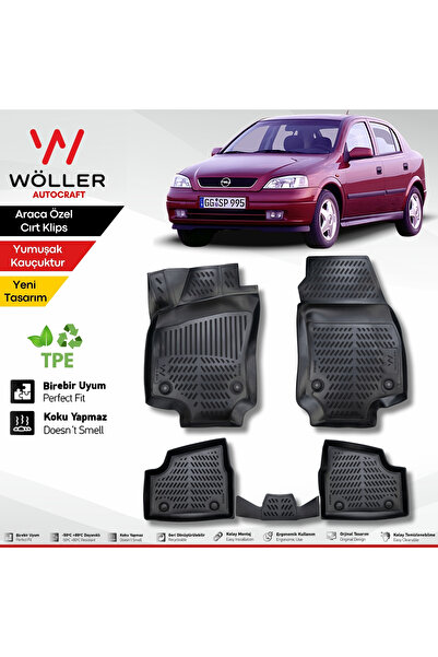 wöller Opel Astra G Paspas 1998 2004 Arası Uyumlu 3d Havuzlu Paspas