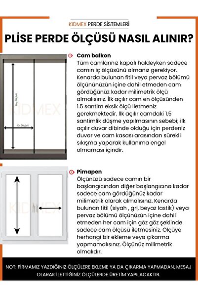 TREND STOR PERDE Mavi Gri Plise Katlanır Cam Balkon Perdesi - Ofis Perdesi - Salon Perdesi - 005