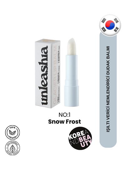 UNLEASHIA Veganski Lip Balm No:1 Snov Fros |   Shiny Lip and Moisturizer