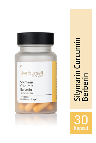 Live Yourself Silymarin, Curcumin & Berberin Içeren Takviye Edici Gıda – 30 Kapsül