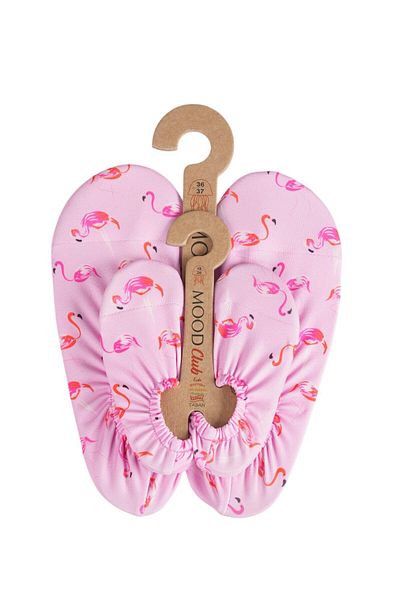MOOD Club Pink Flamingos Sea Shoes and Multi-Purpose Non-Slip Pool Booties