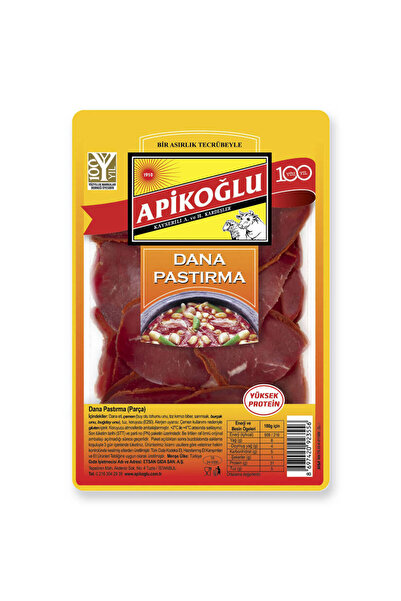 Apikoğlu Dana Parça Pastırma 80 Gr. Üçlü Paket (TOPLAM 240 GR.)