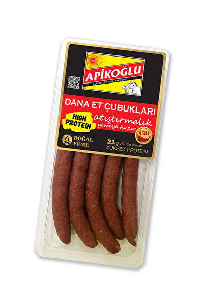 Apikoğlu Acılı Dana Et Çubukları 110 gr