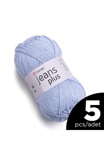 Yarnart Σετ ΝΗΜΑΤΑ ΠΛΕΚΤΟΣ JEANS PLUS - 75 Τεμάχια