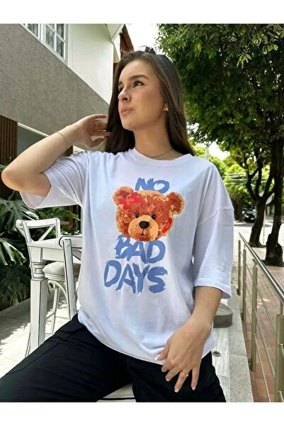 Jose Clothing Tricou imprimat cu mânecă scurtă cu croială supradimensionată