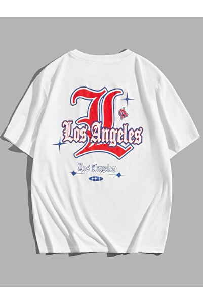 Bengi Clothing تي شيرت مطبوع بأكمام قصيرة وقصة كبيرة الحجم