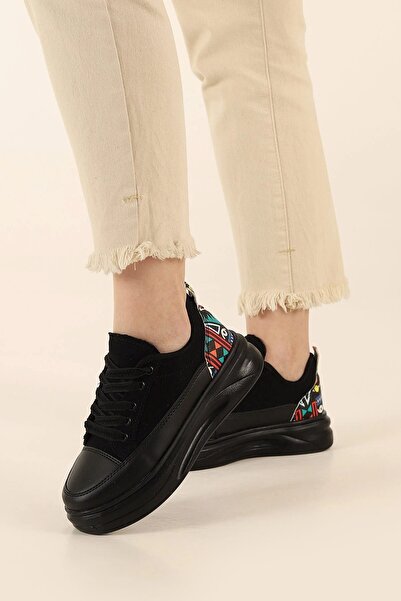 AlbiShoes Ženske Visok đon Sa deznom Lagan udobne Lan dnevne vezane ženske Pa...