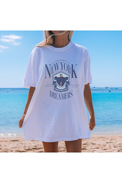 Jose Clothing تي شيرت مطبوع بأكمام قصيرة وقصة كبيرة الحجم