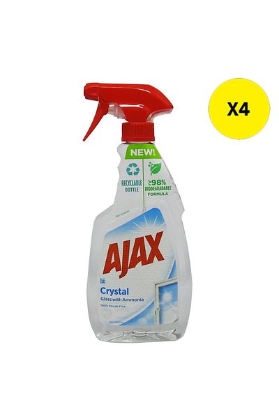 Ajax X4 - AJAX GLASS SOLUTION 500ML SUPER EFFECT